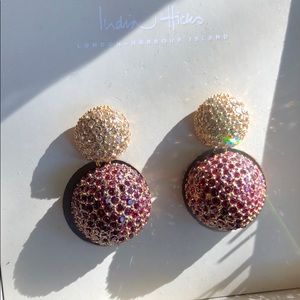 India Hicks Moon Earrings